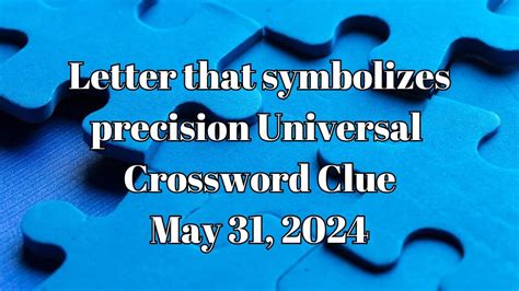 precision crossword clue